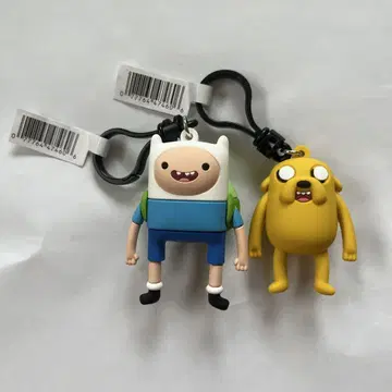 어드벤처 타임 핀 제이크 키링 2개 세트