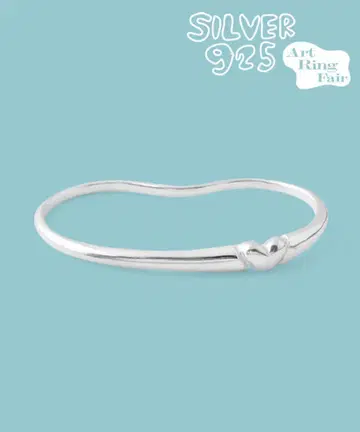 ANEMONE 하트 포인트 더블 핑거 반지 [silver925]