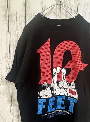 10-FEET 근육맨 티셔츠 로리크레