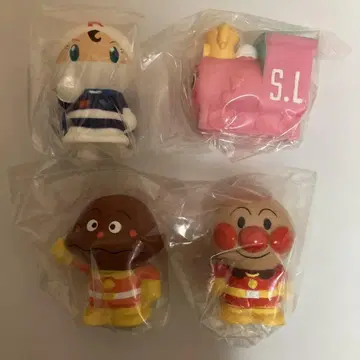 (미사용품) 아츠마레 호빵맨 손가락 인형 4종 세트