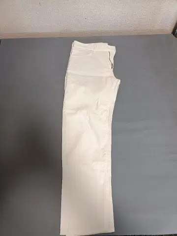 화이트 슬림 핏 팬츠 남성용 골프