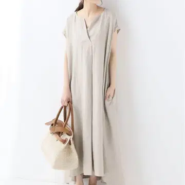 SLOBE IENA 슬로브 이에나 프렌치 린넨 스키퍼 원피스