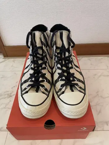 CONVERSE 척 테일러 ct70 제브라 패턴 하이컷 US 모델