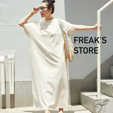 FREAK'S STORE USA 코튼 빅 실루엣 티셔츠 원피스