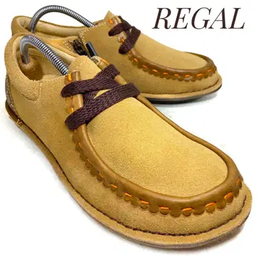REGAL 리걸 스웨이드 사이드 지퍼 티롤리안 신발 23.5cm
