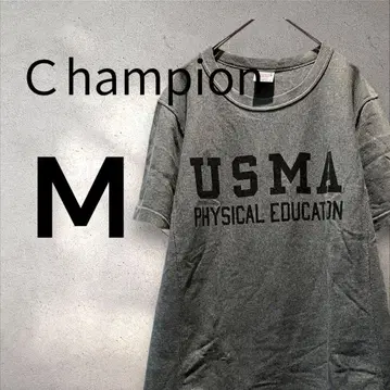 챔피온 M 리버스 위브 티셔츠 USMA 그레이