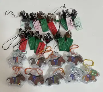 경마 캐릭터 스트랩 세트
