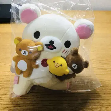 코리락쿠마 20주년 기념 딸기 봉제 인형