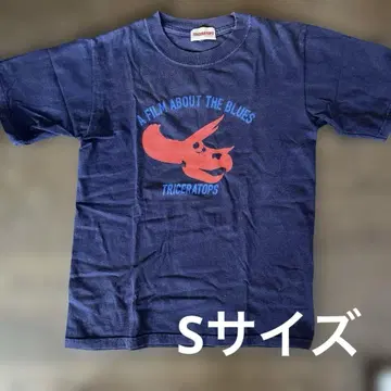 TRICERATOPS 티셔츠 네이비 S 사이즈