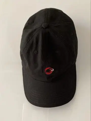 블랙 자수 로고 캡 L/XL
