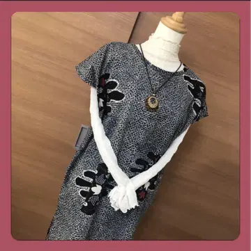 기모노 리메이크 미사용 유카타 옷감으로 만든 칭찬받는 튜닉