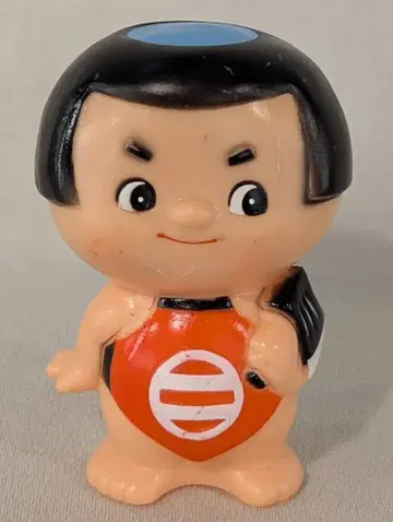 아시카가 은행 저금통 마루니짱(긴타로) 파랑 검은 눈 105mm