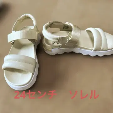 24cm SOREL/소렐 스포츠 샌들 크림색
