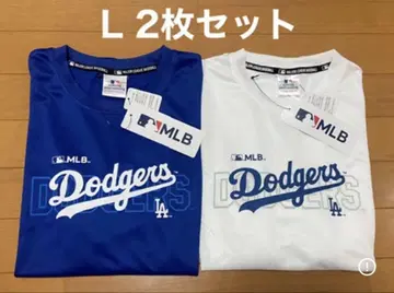 새상품 MLB 다저스 LA 반팔 메쉬 티셔츠 2장 L