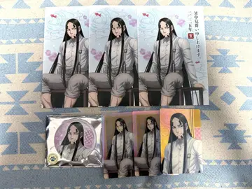골든 카무이 엽서 오로라 아트 카드 혜택 캔뱃지 해적