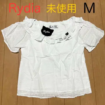 미사용 새상품 Rydia 리디아 여성용 반팔 상의 화이트 흰색 M