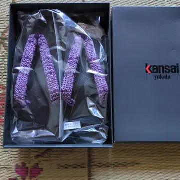미사용 Kansai 여자용 일본 나막신 (약 24cm)