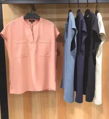 띠어리 SHALLOW GGT/PKT POPOVER 블랙 S