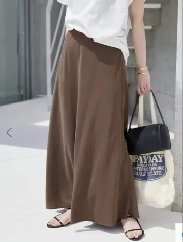 SLOBE IENA 피브리 머메이드 플레어 스커트 38