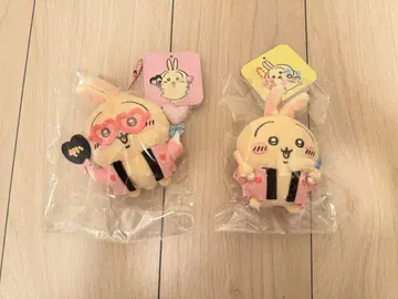 치이카와 (먼작귀) 덕질 토끼 마스코트 응원봉 부채 2개 세트