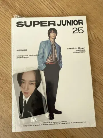 예성 'SUPER JUNIOR 25'와 쇼케이스 혜택 트레이딩 카드