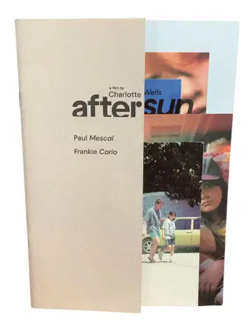 aftersun 애프터 선 팜플렛 A24 영화