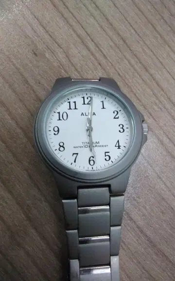 ALBA 티타늄 손목시계 10BAR