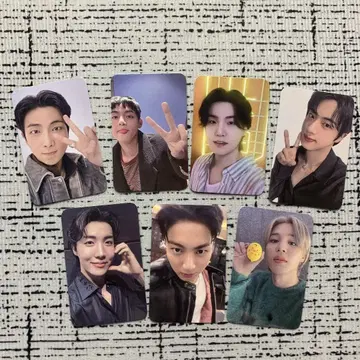 BTS 2025 FESTA ARMY ZONE 반다나 트레이딩 카드 7장