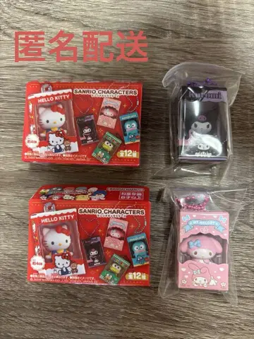 산리오 초코 박스 쿠로미 마이멜로디 2개 세트 메로쿠로