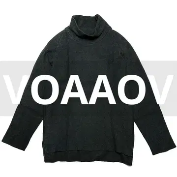 VOAAOV OVERSIZED HI-NECK BIG 니트 2 어태치먼트