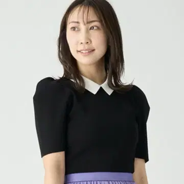 새상품 CELFORD 카라 니트 풀오버 36