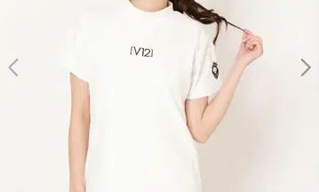 V12 모크넥 여성용 S 화이트