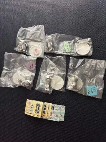 일하는 고양이 1 미니 피규어 컬렉션 컴플리트 가챠가챠