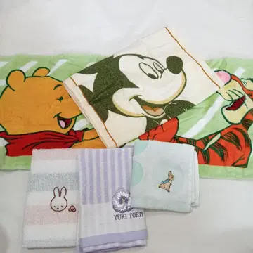 미키 푸우 타월 세트