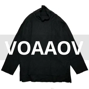 VOAAOV OVERSIZED HI-NECK BIG 니트 2 어태치먼트