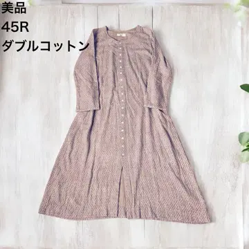 컨디션 최상] 45R 더블 코튼 원피스 올 패턴 M