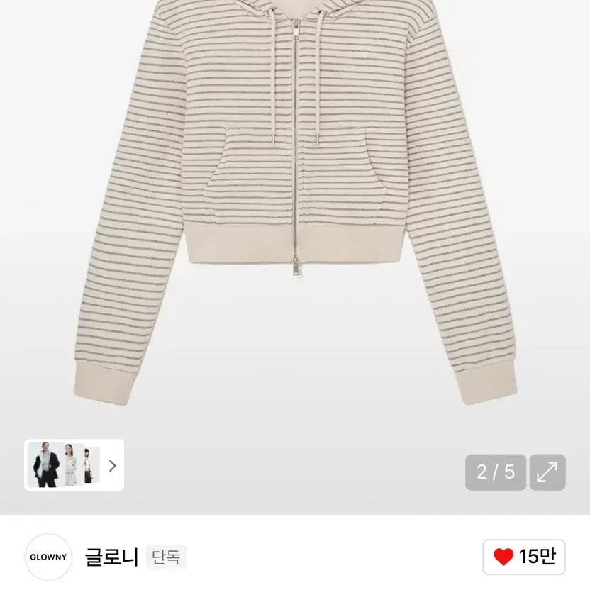 GLOWNY | 글로니 Glowny Classic Hoodie Zip-Up on Bunjang