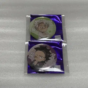 귀멸의 칼날 난자 타운 캔뱃지 컬렉션 시나즈가와 형제