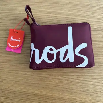 Harrods 에코백 버건디