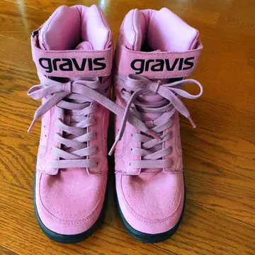 gravis 핑크 하이컷 스니커즈