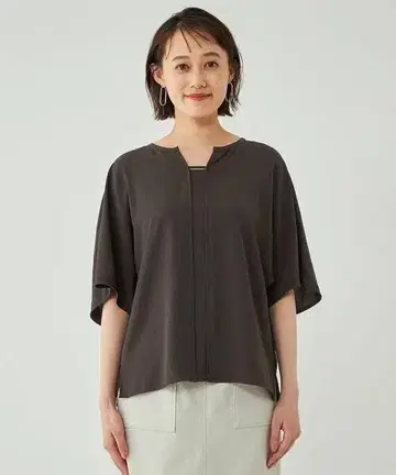 그린 라벨 릴랙싱 부품 포함 스키퍼 블라우스