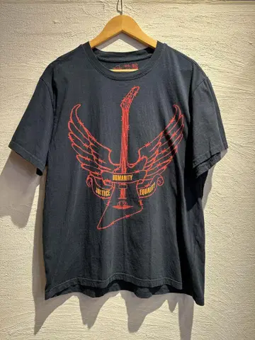 Hard Rock TEE 아멘스티 인터내셔널 티셔츠 블랙