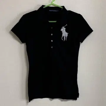 Ralph Lauren 블랙 피케 셔츠 M