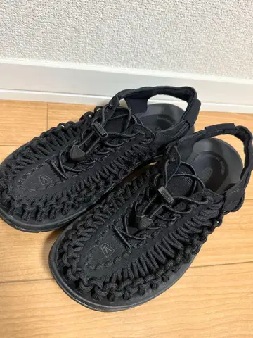 KEEN 킨 우먼 유니크 샌들 블랙 24cm