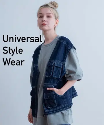Universal Style Wear 2way 데님 베스트