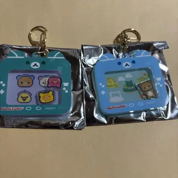 네오 리라 복권 F상 아크릴 샤카샤카 키링 2개