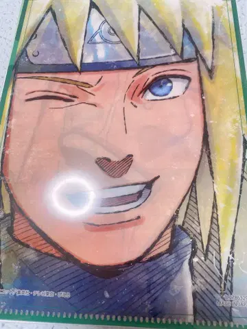 NARUTO 새상품 한정판 미니 클리어 파일 미나토&지라이야