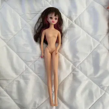 한정판 리카짱 인형 본체 브라운 핑크 헤어