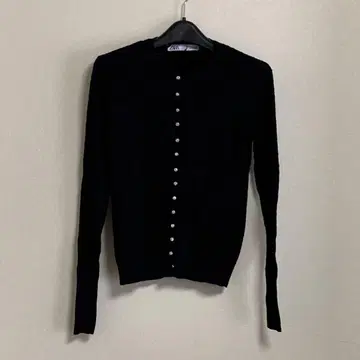 자라 블랙 케이블 짜임 니트 S
