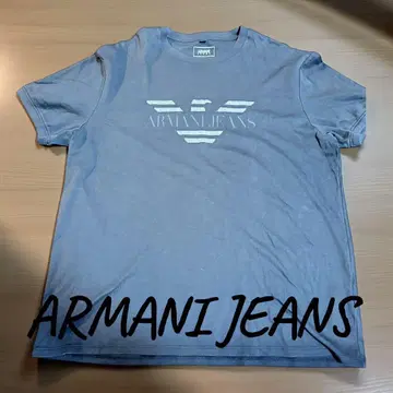 '새상품급' ARMANI JEANS 블랙 티셔츠